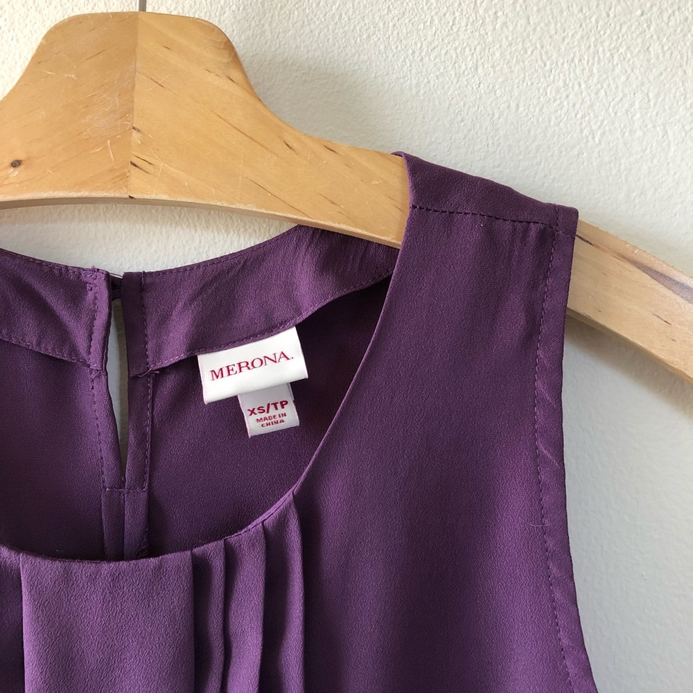 Merona Ruffle Front Sleeveless Blouse - Picture 3 of 6